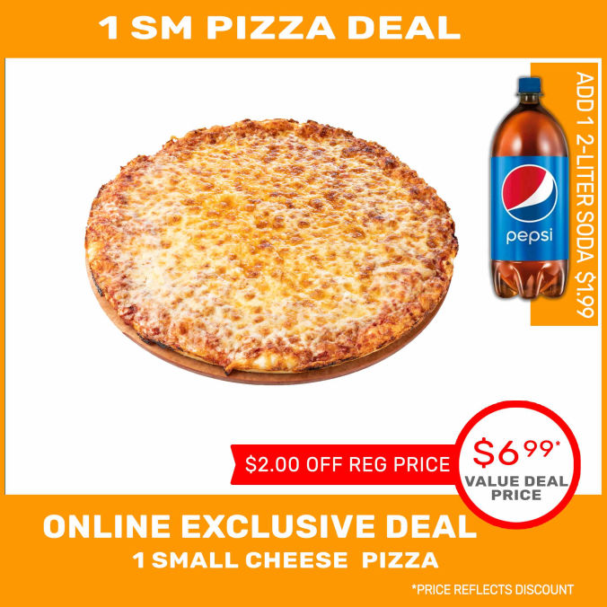 6.99 PIZZA DEAL